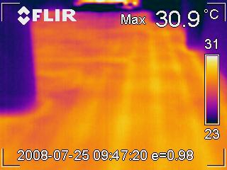 Termografia impianto radiante 