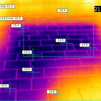 Termografia su ceramiche riscaldate 